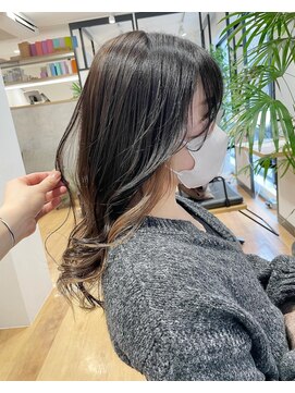 リアントウキョウ(Lian.Tokyo) （山崎）暗めカラーホワイトグレージュメルティカラー