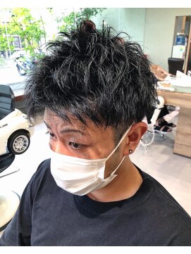 アンプヘアー 桂店(unpeu hair) ツーブロックメンズショートヘア