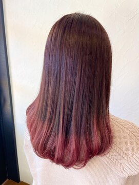 ベルヘアサロン(BeL HAIR SALON) ピンクグラデーション