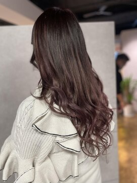 ニーナ ビューティーサロン(NINA Beauty Salon) メンテナンスカラー#ワインレッド#バイオレット