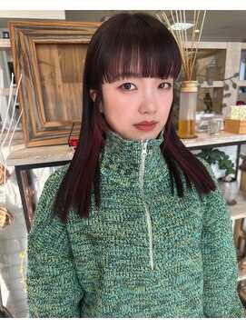 ヘアー テクニカ(hair Technica) ワイドバング×インナーカラー