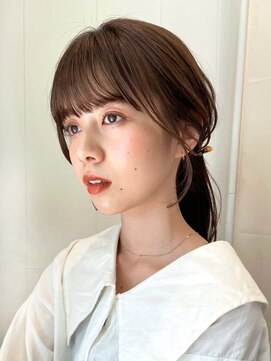 ガーデン ムサシコスギ(GARDEN MUSASHIKOSUGI) 顔まわりカット/レイヤー/おくれ毛/小顔/フルバング/髪質改善