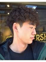 フリーク バーバーショップ 都島店(FREAK BARBER SHOP) 波巻きスパイラル ソフトマッシュ