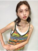 ミディアム コテ巻き ブリーチなし 大須