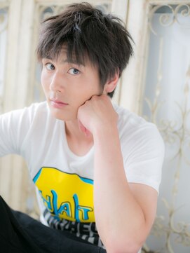 モッズ ヘア 福岡姪浜店(mod's hair) mod's姪浜/ダークアッシュ無造作くせ毛風束感メンズショートh