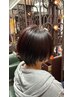 【当日限定】根元から美しく・カット＋根本リタッチケアカラー　￥12760　→