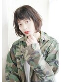 顎ラインボブ/ボブ/暗髪[横浜]