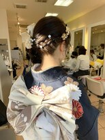 ヘアー＆フェイス ヤマ　ｈａｉｒ＆ｆａｃｅ　Ｙａｍａ 成人式ヘア＆お着付け