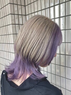 マティーナ ヘアー 池袋(Matina hair) インナーカラー/ウルフカット/ラベンダー池袋美容室