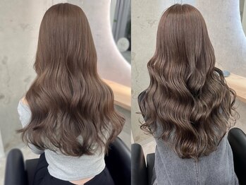 ティントバイアロブリーチ 大阪梅田(tint by alo bleach)の写真/【カット＋カラー＋TR￥7700】小顔カットで自分史上最高のこなれ感UPなStyleに◎[大阪梅田駅/ブリーチ]