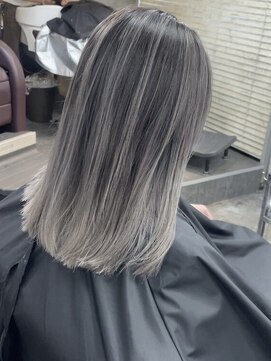 ハーシーバイアポロ 相模大野(HERSHE by apollo) 髪質改善縮毛矯正,レイヤー,縮毛矯正,白髪ぼかしハイライト.白髪