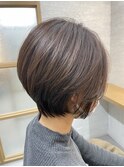 スタイリング楽ちん◎ふんわり束感ショート＊