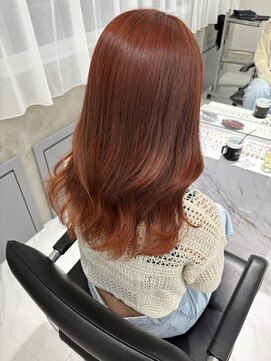 スウィープ(sweep) ブリーチなしでオレンジ