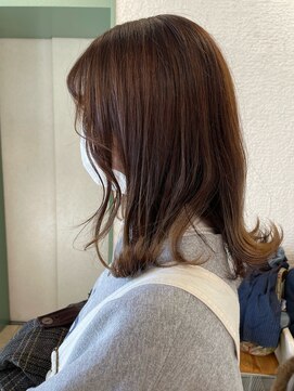 ケンジ 平塚ラスカ店(KENJE) ミディアムヘア/暗めカラー/グランマッシュ/平塚