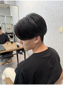 ニュアンスパーマ/センターパート