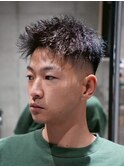 MEN'S/ツイスパ×スキンフェード/短髪/ベリーショート