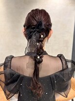 シャルムバイケンジ(Charm.by KENJE) 【ポニー編みおろし】結婚式/銀座/ヘアセット/アレンジ/有楽町