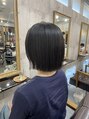 アムレヘアーエタ(amule hair eta)&nbsp;切りっぱなしスタイル！スタイリング剤で束感をだしてあげると◎