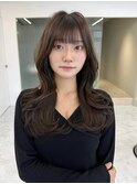 韓国風/レイヤー/前髪/顔まわり/小顔/2wayバング/髪質改善/縮毛