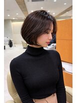 サードショップ 梅田茶屋町店(THIRD SHOP)&nbsp;タッセルボブ×グレージュ