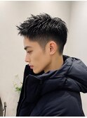 《セットを簡単に》ベリーショート/クロップスタイル/メンズ銀座