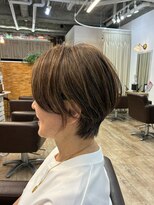 エルズ 大宮店(ailes)&nbsp;大宮/ダークパープル/ナチュラルショート/ミルクブラウン/夏