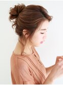 モテお団子ヘア♪