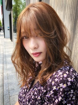 エミュスト(Emuest) 【Emuest心斎橋】くびれふわセミディ×大人シースルーバング