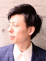 ヘアークリエイ トポライトウィロー 烏丸(Hair Create Polite willow) 30代40代ビジネスカジュアルツーブロックナチュラルショート