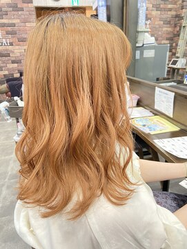 ヘアリゾートエーアイ 西日暮里店(Ai) やわらかオレンジ