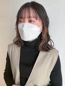 アイティー バイ アルバム 浦和店(IT by ALBUM) インナーカラーベージュミディアム_アースカラー_ba378191