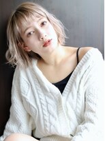 ヘアアンドメイク シークネクスト(HAIR&MAKE SeeK NEXT)&nbsp;【SeeK NEXT島貫】シルバー×きりっぱボブ