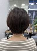 楽ちんコンパクトショート×アッシュブラウン