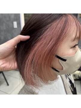 ラウル(Laulu) チラ見せ♪ボブインナーピンク