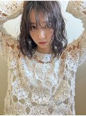 【kate 大宮】オリーブブラウン×ソバージュ風パーマ