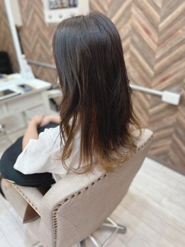 ヘアメイクゼロ 坂戸駅前店(hairmake zero) ケアブリーチHiライトインナーグラ+選べるカラー