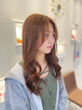 アノ たまプラーザ(ano) 明るめカラー×巻髪ロング