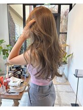 サロンドゥユウ(salon de yu)&nbsp;salon de yu/松原 加奈☆SUMMER☆layer hair olivebeige天神大名