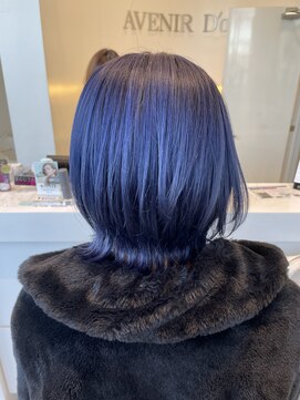 アブニール 北柏店(AVENIR) ウルフカット　ダブルカラー