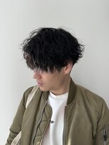 ゴーズゴードットビー 吉祥寺(go s go .b)&nbsp;波巻きパーマ/メンズカット/メンズパーマ/センターパート