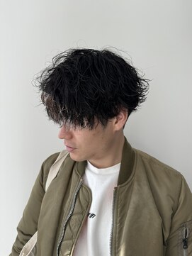 ゴーズゴードットビー 吉祥寺(go s go .b) 波巻きパーマ/メンズカット/メンズパーマ/センターパート