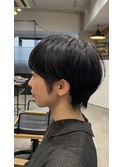 耳掛けマッシュショート