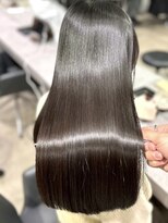 キュア 表参道(CURE)&nbsp;黒髪/グレージュカラー/ココアベージュ/ヘルシーロング/表参道