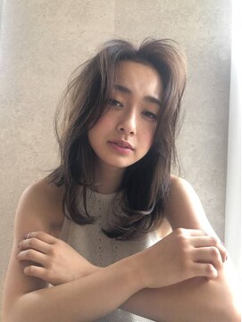 ラローレン(La LAUREN) LaLAUREN☆sapporo☆ヌーディーアッシュ☆ ミディ