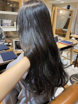 ラボヌールヘアーリアン 川越店(La Bonheur hair Lien) 大人気♪ブルーブラックカラー