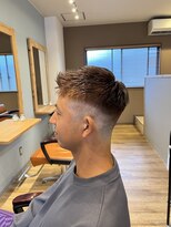 アンプヘア(amphair)&nbsp;茶髪フェード