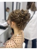 お呼ばれアップスタイル