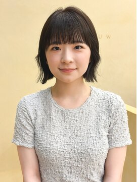 スニュウ(snuw) 【snuw_hotaru】オリーブカラーグレージュ似合わせカット