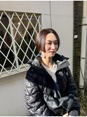 髪質改善カラー刈り上げショートスタイル