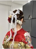 大人気20代30代◎結婚式成人式卒業式かわいい王道シニヨン